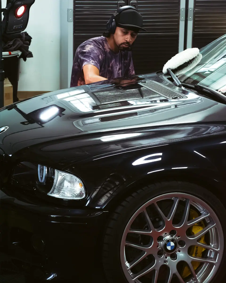 BMW M3 E46 paint correction and ceramic coating — studio photo 5