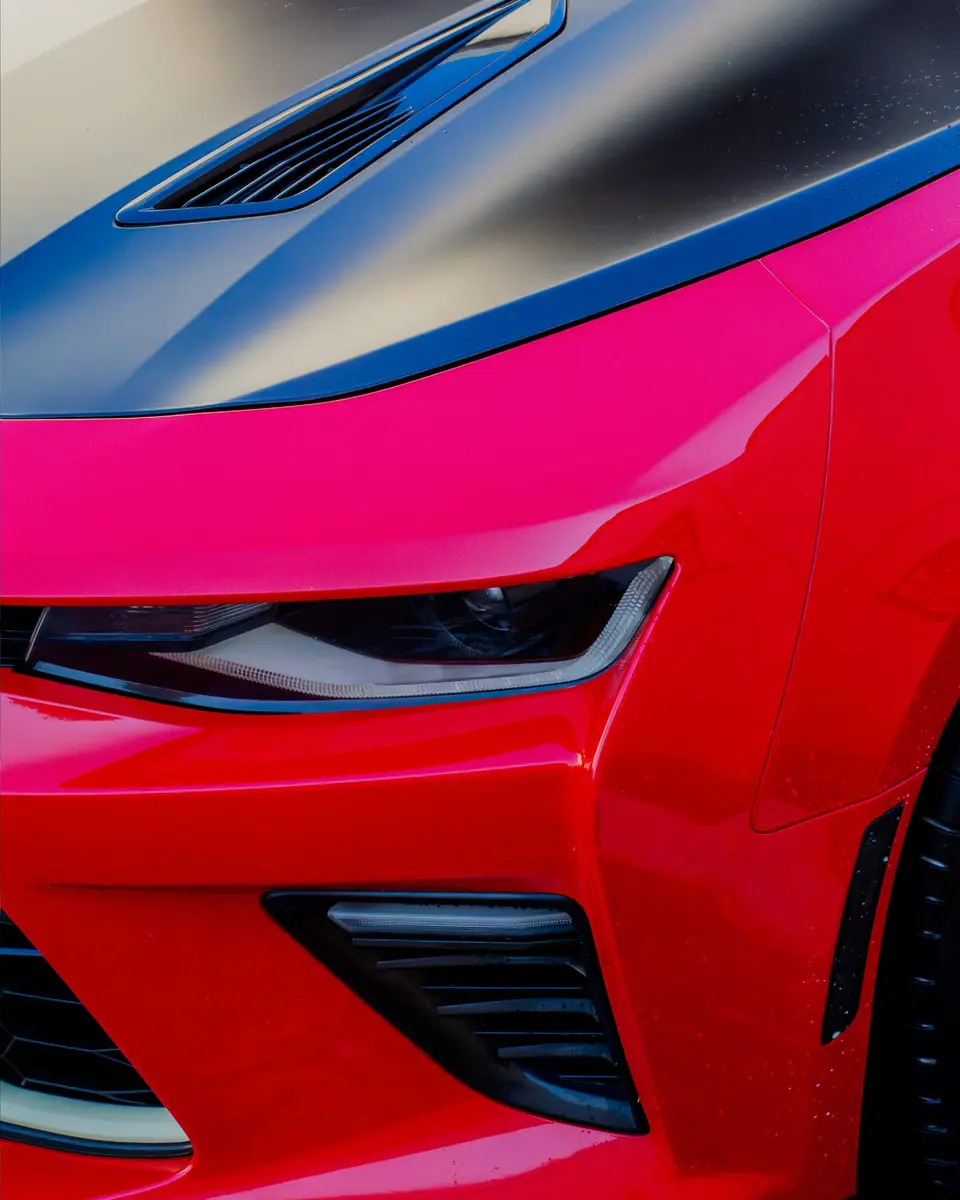 Chevy Camaro paint correction and ceramic coating — studio photo 6