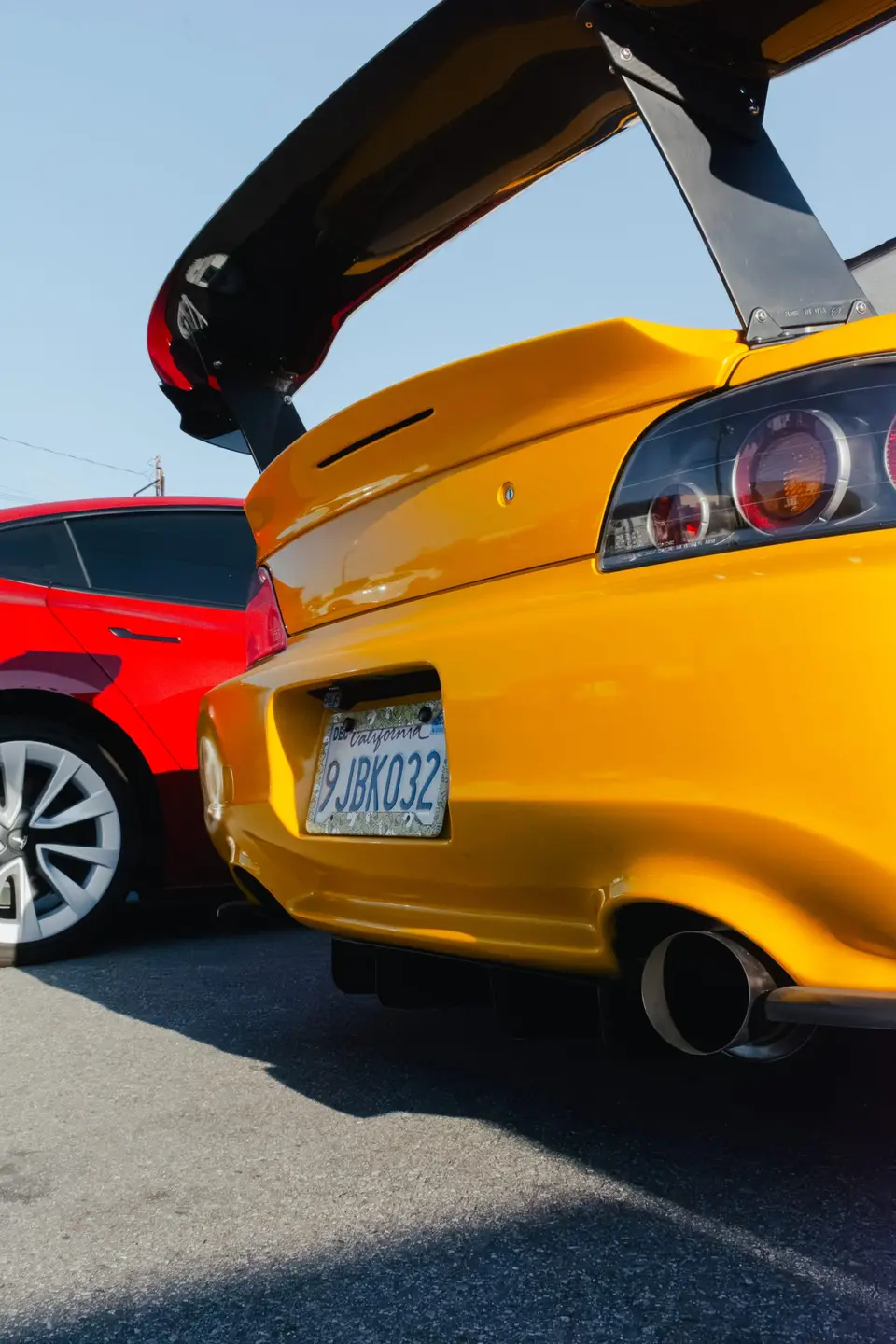 Yellow Honda S2000 paint correction and ceramic coating — studio photo 82