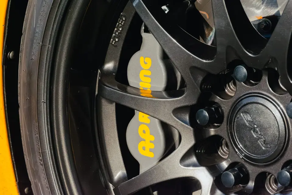Yellow Honda S2000 paint correction and ceramic coating — studio photo 92