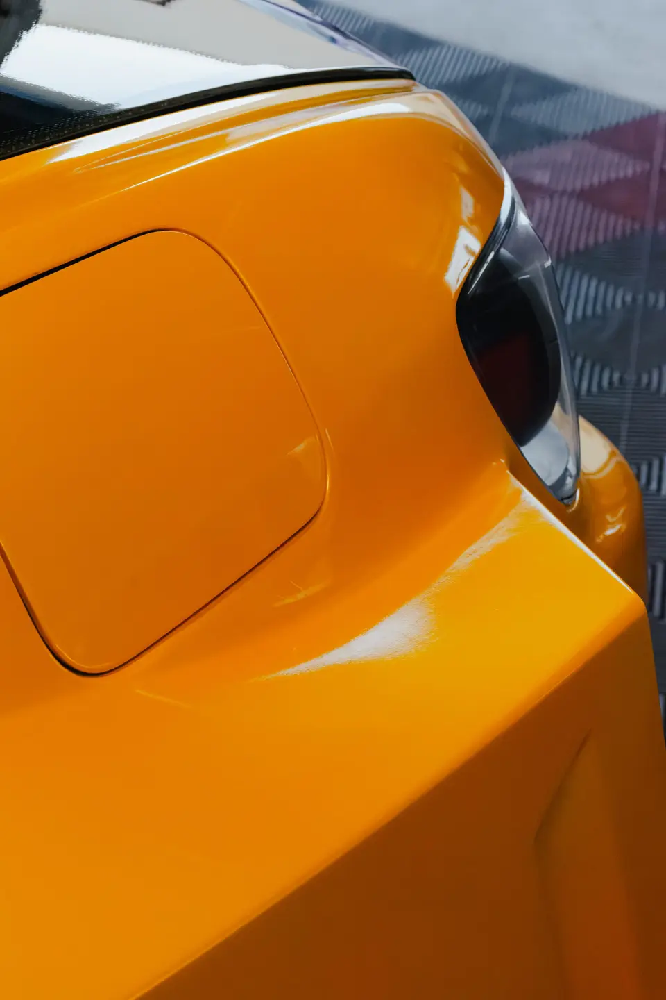 Yellow Honda S2000 paint correction and ceramic coating — studio photo 15