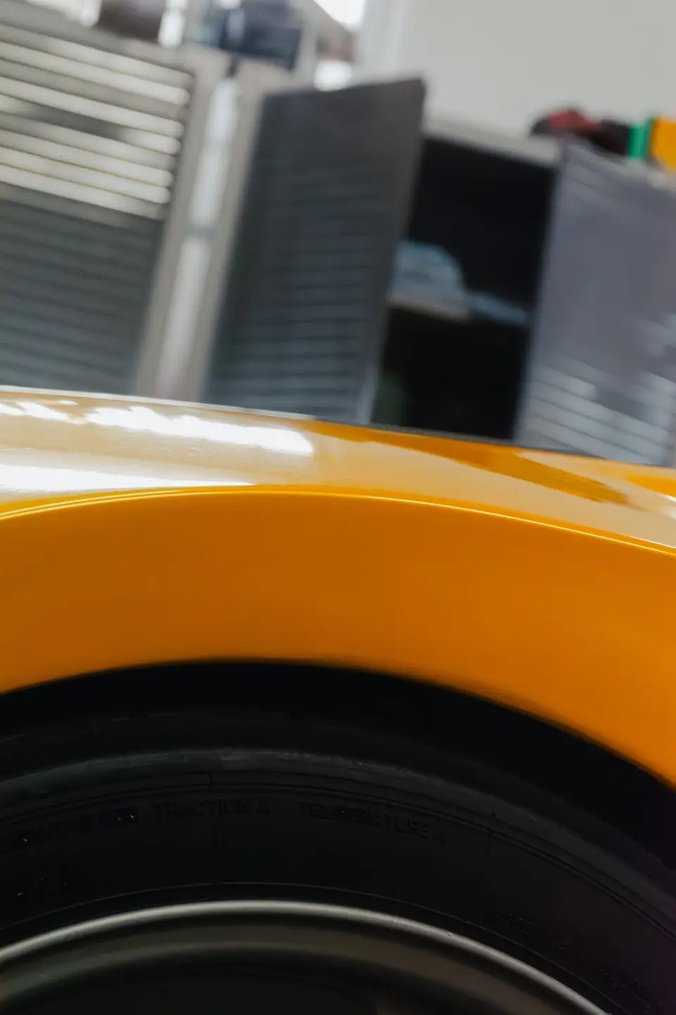 Yellow Honda S2000 paint correction and ceramic coating — studio photo 21
