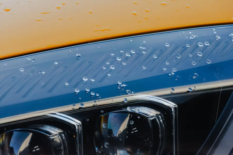 Yellow Honda S2000 paint correction and ceramic coating — studio photo 46