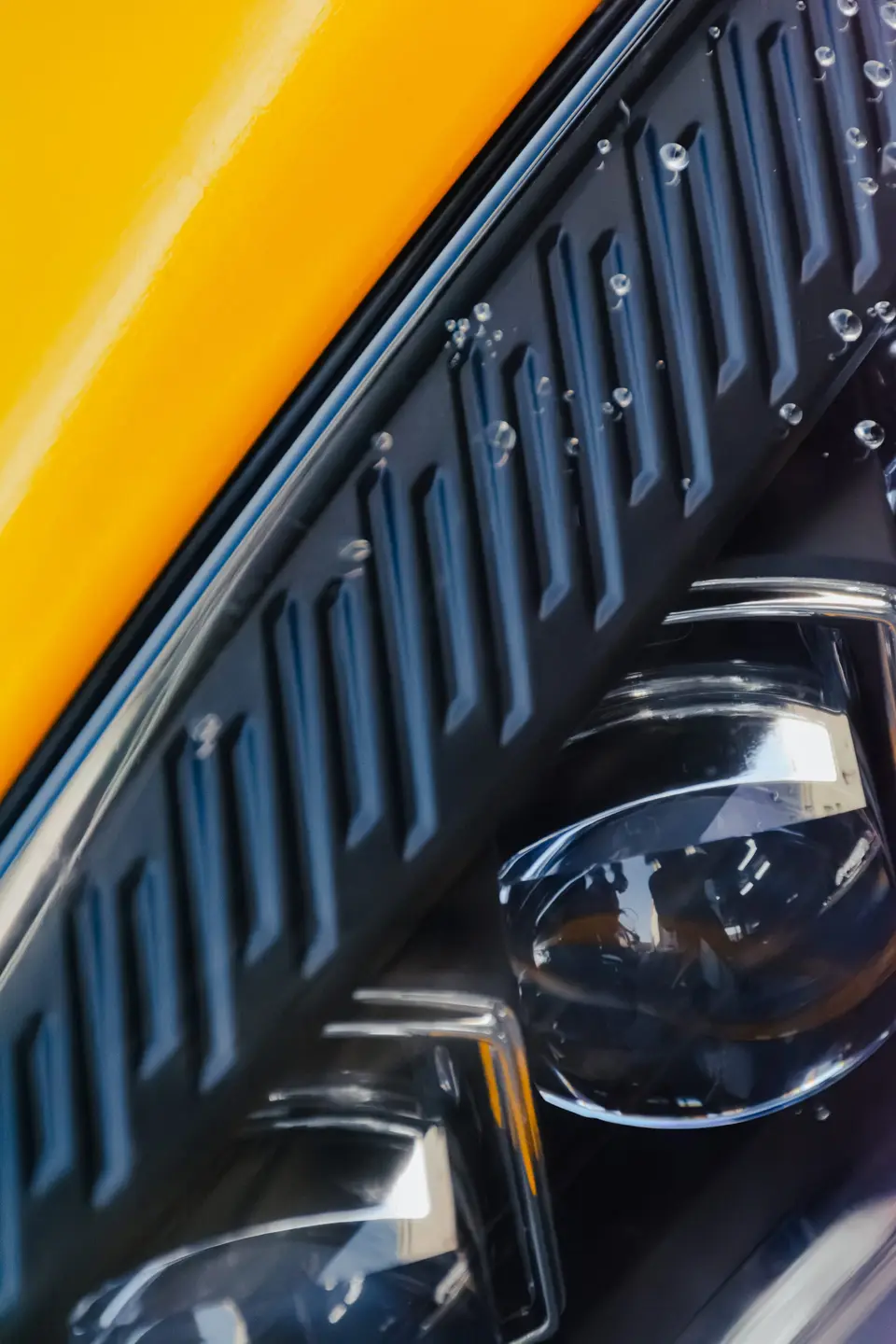 Yellow Honda S2000 paint correction and ceramic coating — studio photo 48