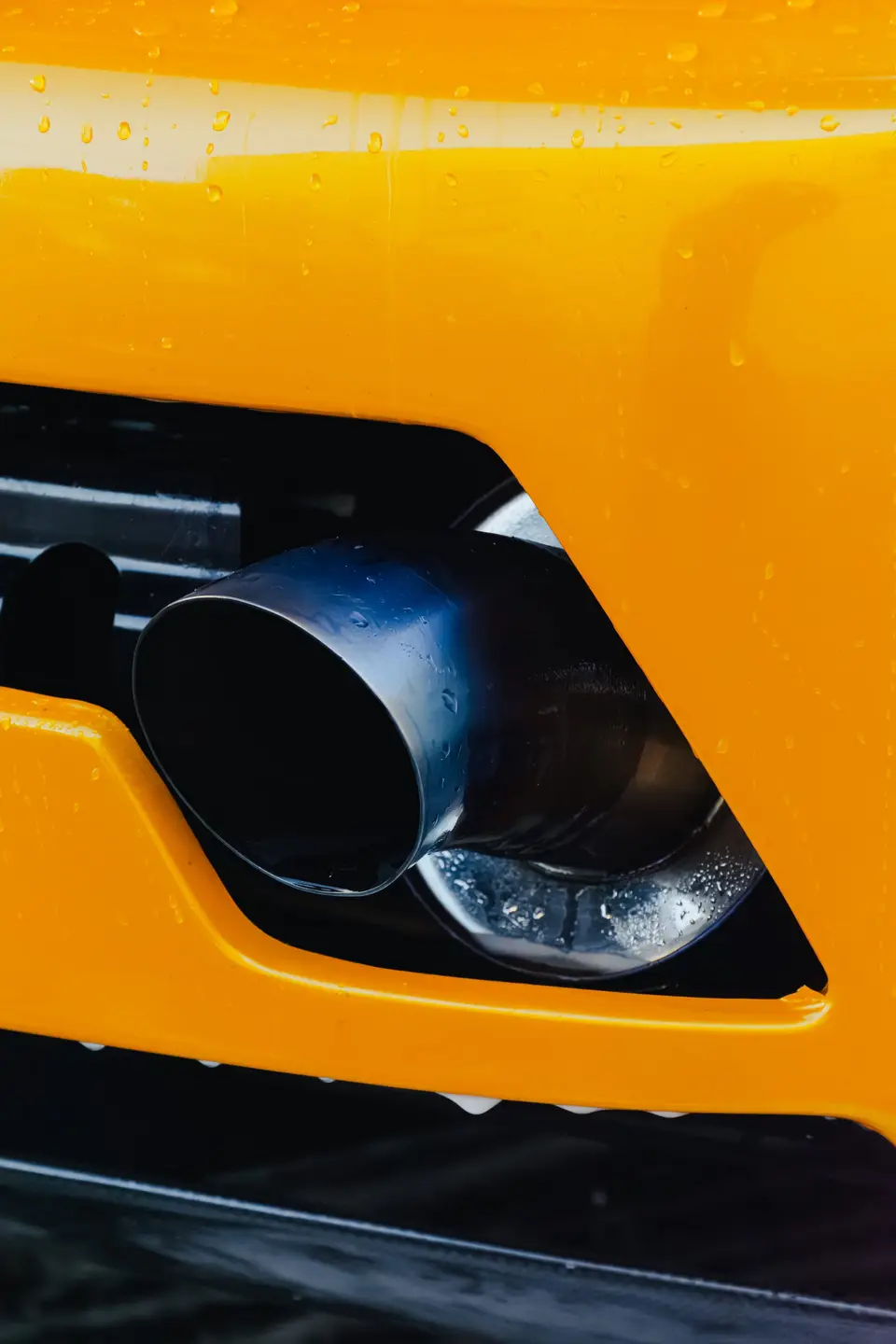 Yellow Honda S2000 paint correction and ceramic coating — studio photo 58