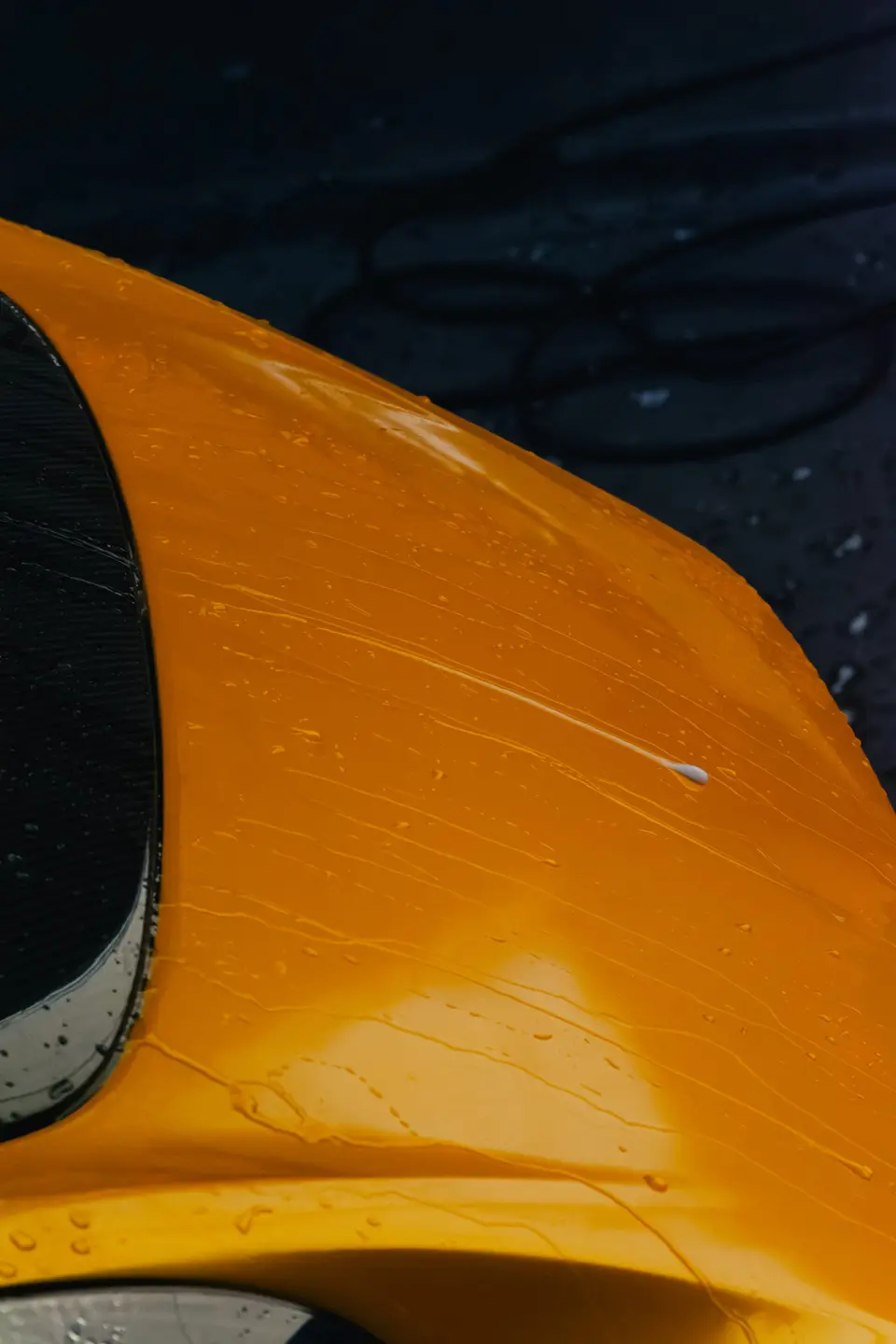 Yellow Honda S2000 paint correction and ceramic coating — studio photo 66