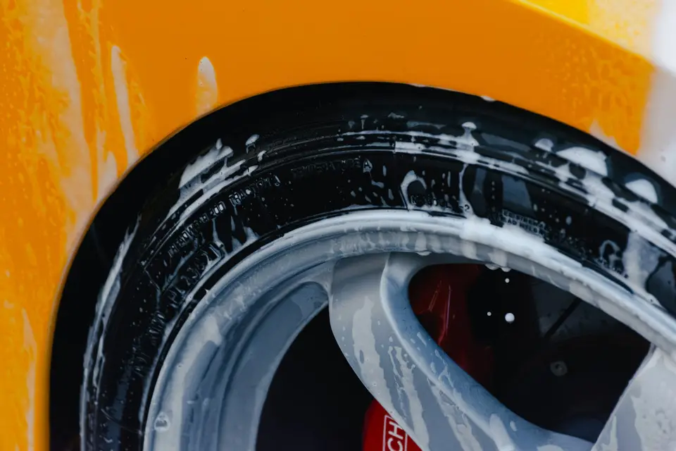 Yellow Honda S2000 paint correction and ceramic coating — studio photo 67
