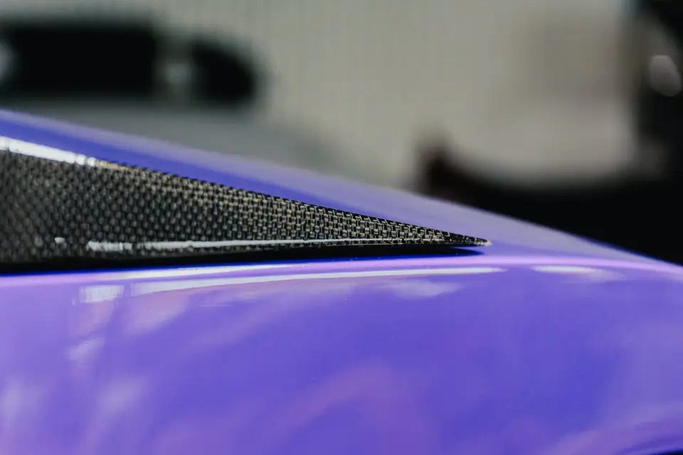 Purple Honda S2000 paint correction and ceramic coating — studio photo 20