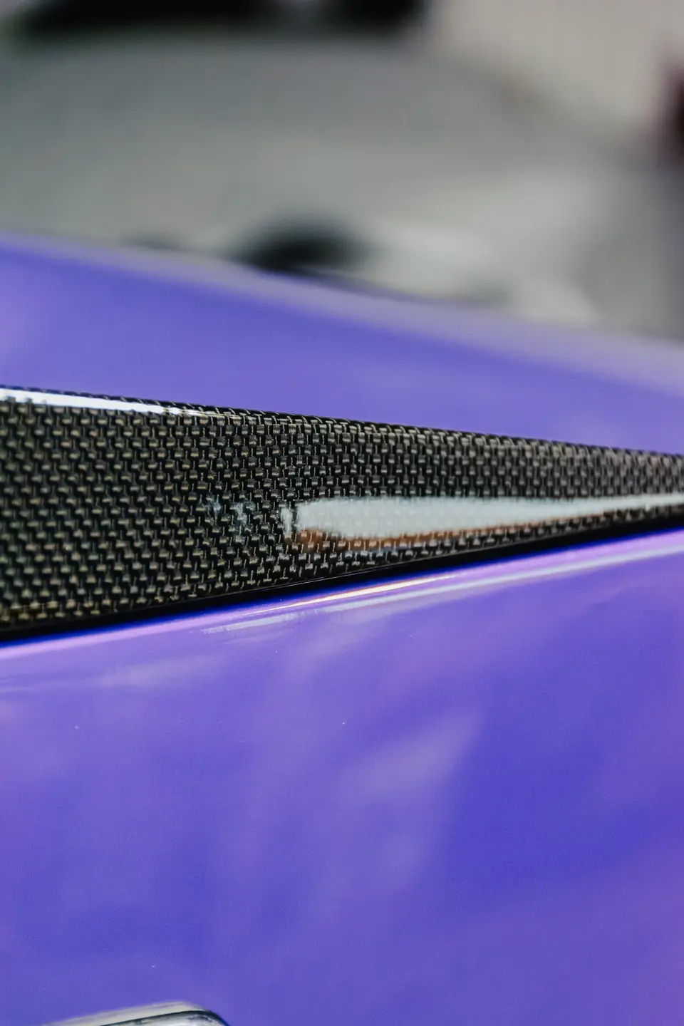 Purple Honda S2000 paint correction and ceramic coating — studio photo 21