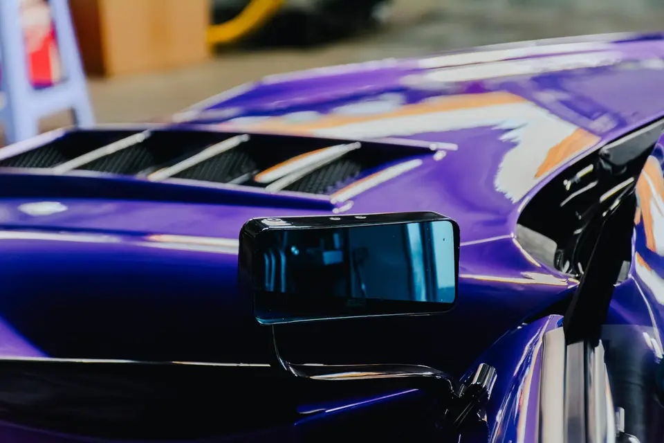 Purple Honda S2000 paint correction and ceramic coating — studio photo 36