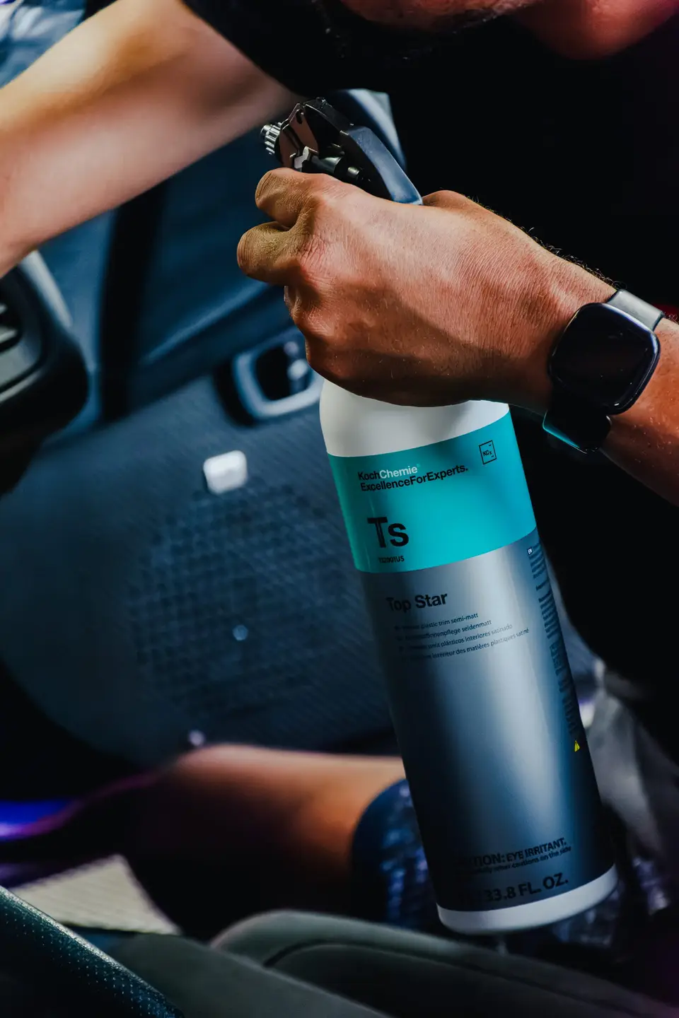 Purple Honda S2000 paint correction and ceramic coating — studio photo 39