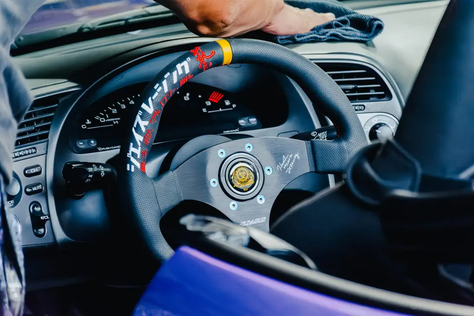 Purple Honda S2000 paint correction and ceramic coating — studio photo 41
