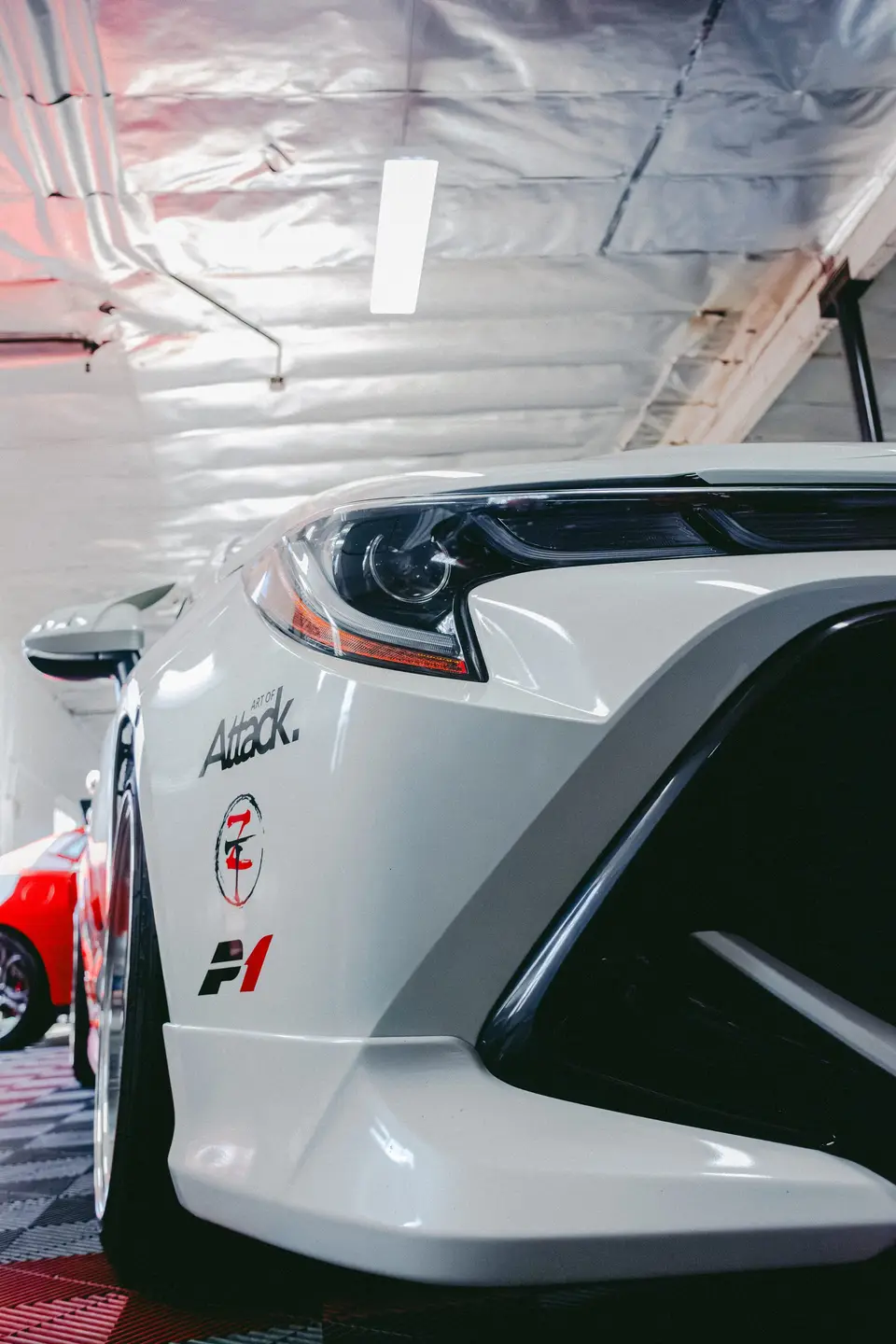 Toyota Corolla WRC Castrol livery paint correction and ceramic coating — studio photo 6