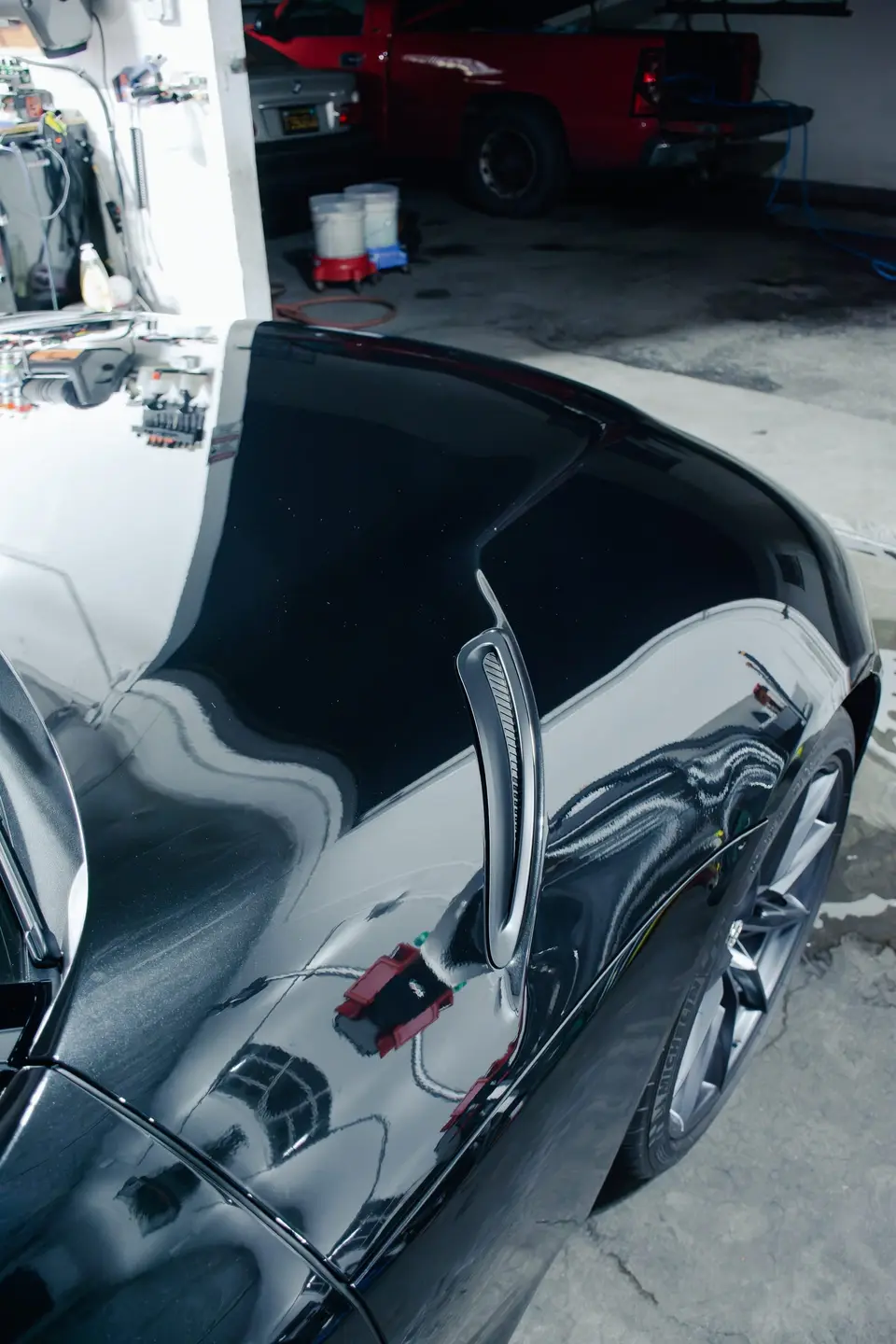 Toyota GR Supra paint correction and ceramic coating — studio photo 17