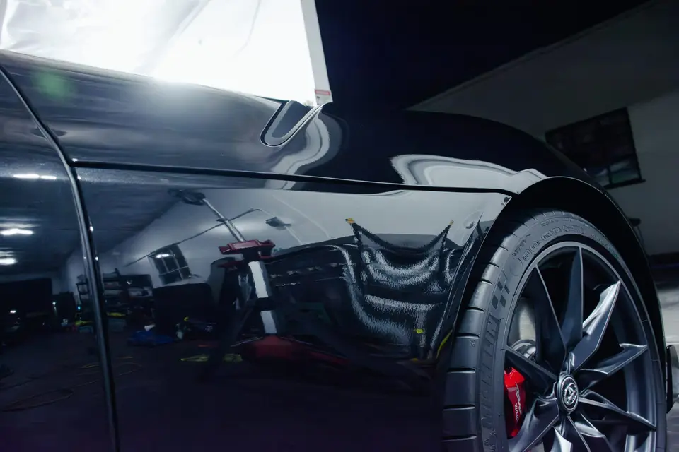 Toyota GR Supra paint correction and ceramic coating — studio photo 18