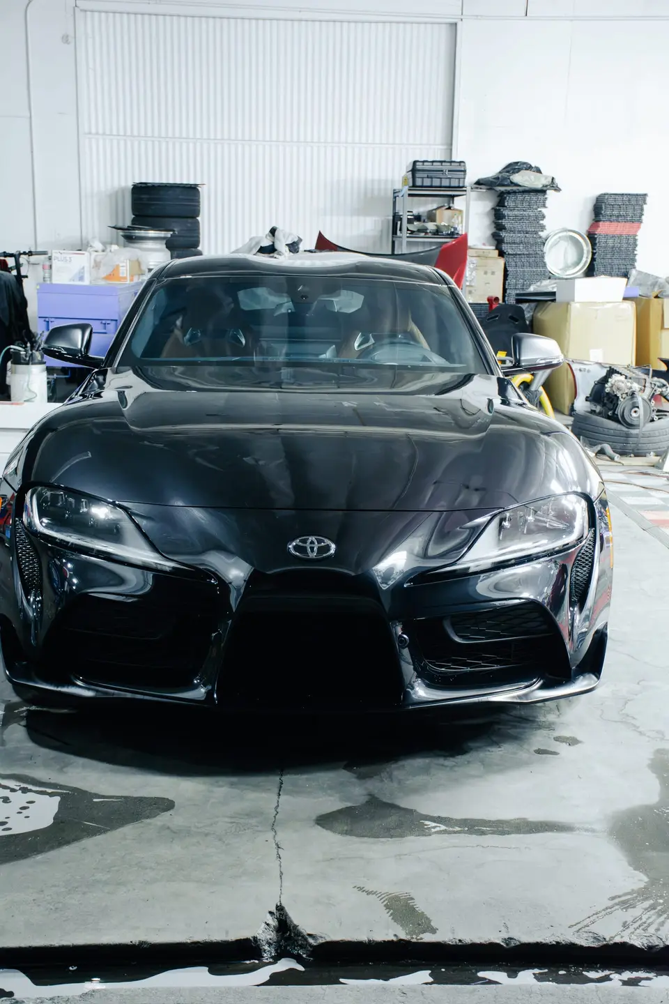 Toyota GR Supra paint correction and ceramic coating — studio photo 21