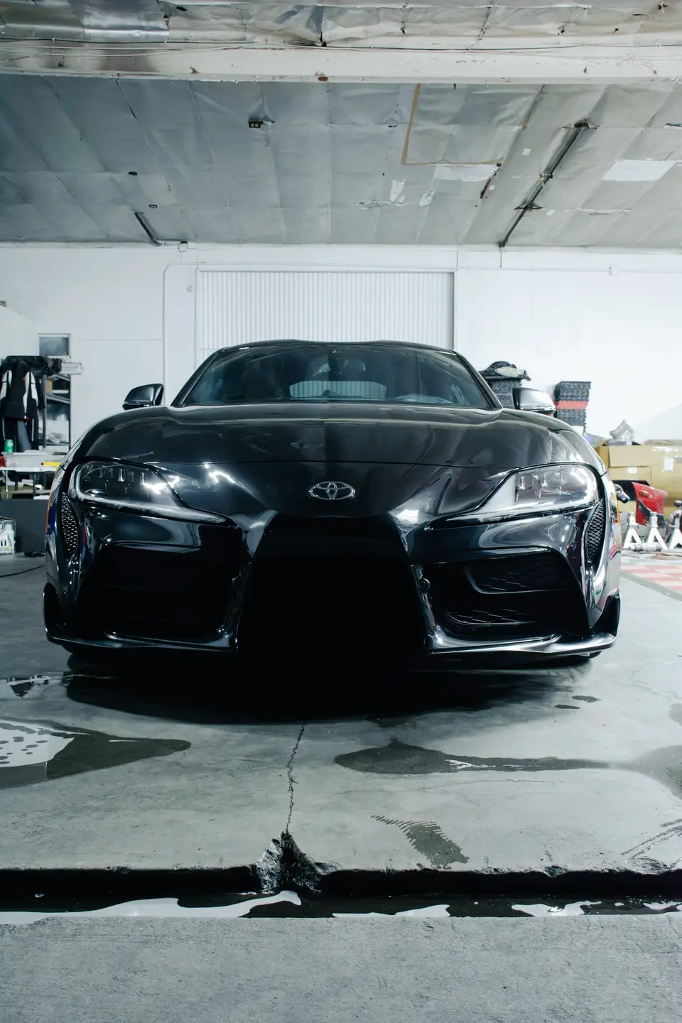 Toyota GR Supra paint correction and ceramic coating — studio photo 23