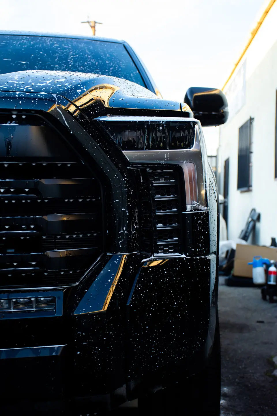 Toyota Tundra paint correction and ceramic coating — studio photo 9